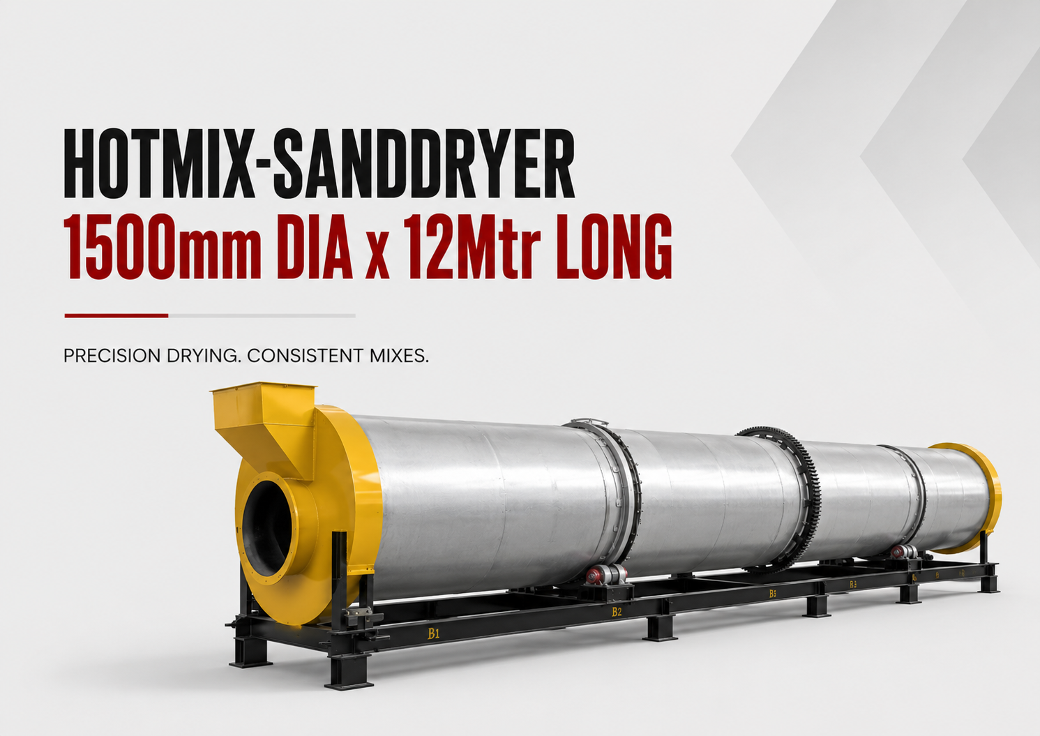 Hotmix Sand-Dryer Drum
